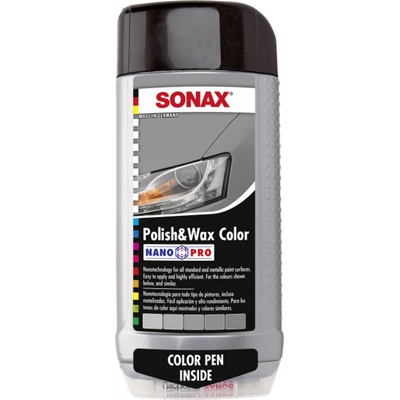 Sonax Polish & Wax Color NanoPro strieborná 500 ml