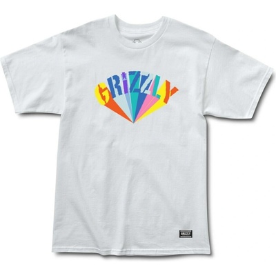 Grizzly tričko Color Wheel SS Tee White