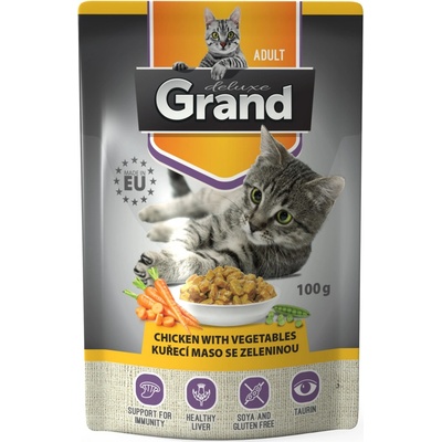 Grand deluxe kuřecí maso se zeleninou 100 g