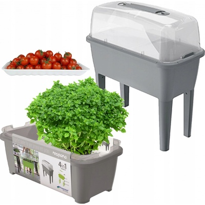 Nohel garden Truhlík RESPANA PLANTER na výsev plastový 77x39x82 cm – Zboží Dáma