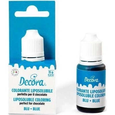 Decora Farba do tukov modrá 15g