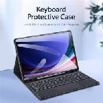 Samsung DUX DUCIS кожен калъф с Bluetooth клавиатура и тъчпад за Samsung Galaxy Tab S9+ / S9 FE+