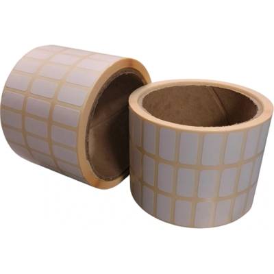 Papierová Etiketa 20 mm x 10 mm, 3 - Produkcia, Matný papier, Biela, Dutinka 40 mm, 3 x 1000 ks/kotúč, Permanentné lepidlo, Priemer kotúča 94 mm