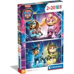 Clementoni - Puzzle 2x20 Paw Patrol: The Mighty Movie - 40 - 99 piese