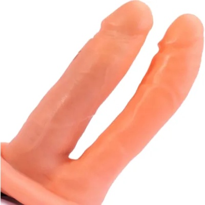 Lovetoy Мъжки двучленен пенис колан "uhd penetrator flesh" 17 см