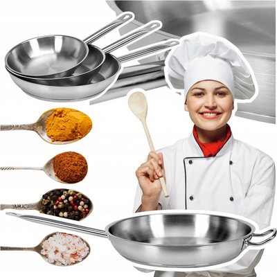 Yato Pánev tradiční Professional Kitchen Equipment korozivzdorná ocel 36 cm