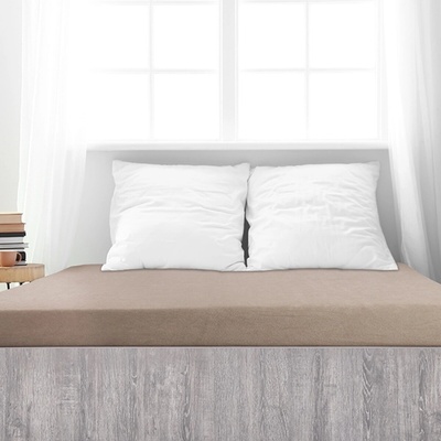 4Home froté prestieradlo Ideál orechová 200x200