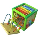Dřevěné hračky Baby Mix edukační kostka Ale TP 52337