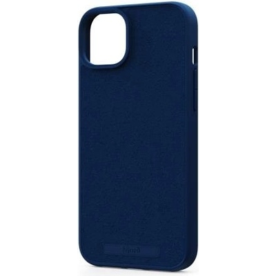 Púzdro Njord Suede MagSafe iPhone 15 Plus modré