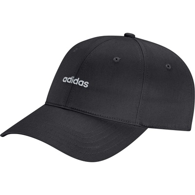 adidas LINEAR EMBROIDERED CAP Čierna Biela