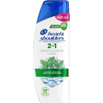 Head&Shoulders Menthol 2v1 šampón proti lupinám a kondicionér 400ml