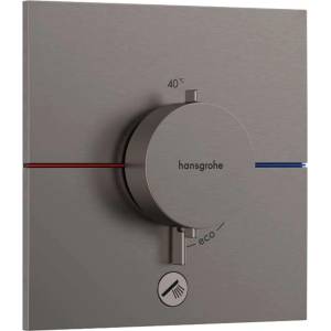 Hansgrohe ShowerSelect Comfort - Термостатичен смесител за вграждане, матиран черен хром 15575340 (15575340)