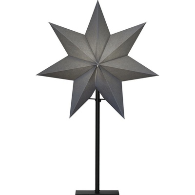 Vianočná svetelná dekorácia výška 55 cm Star Trading Ozen šedá