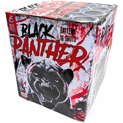 Kompaktní ohňostroj BEST PRICE BLACK PANTHER 16 ran 30 mm