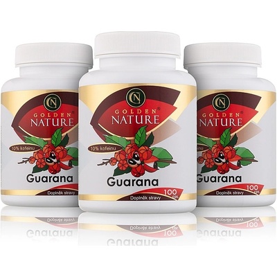 Golden Nature 2+1 Guarana 10% kofeinu 300 kapslí