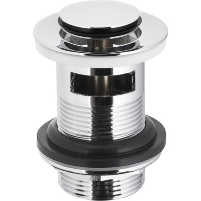 KFA Armatura 660-354-00- Мивка сифон с преливник CLICK-CLACK Ø 6, 2 см лъскав хром (KF0164)