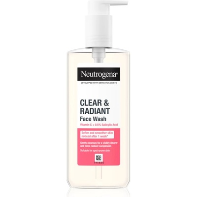 Neutrogena Clear & Radiant почистващ гел 200ml