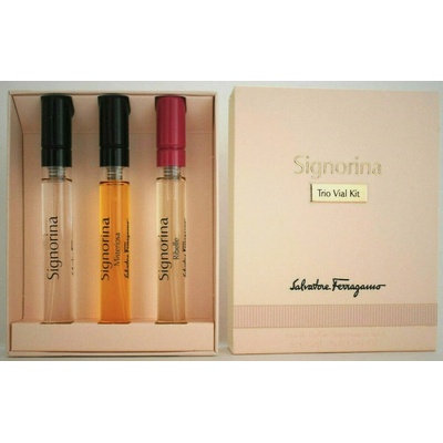 Salvatore Ferragamo Signorina Trio Vial Kit EDP Signorina 5 ml + EDP Misteriosa 5 ml + EDP Ribelle 5 ml pre ženy