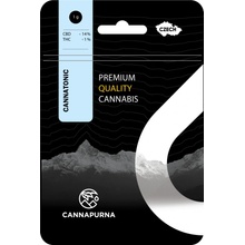 Cannapurna CBD květy konopí 14 % Cannatonic indoor 1 % THC 5 g