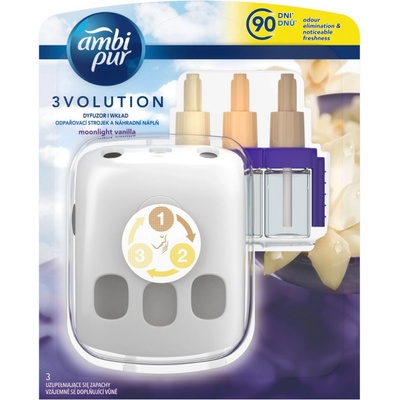 Ambi Pur 3Volution Moonlight Vanilla Elektrický Osvěžovač Vzduchu 20 ml