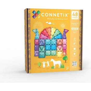 Connetix Glitter Castle Pack 48 ks
