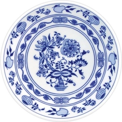 Český porcelán Dubí Cibulák mísa kompotová hladká 10493 21 cm