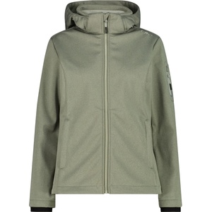 CMP Дамско софтшел яке CMP Women's Softshell Jacket Zip Hood Softshell jacket - Avocado Melange - размер 40 (EU) (103-2141-1714)