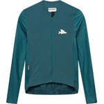 CafÉ du cycliste Дамска фланелка с дълъг ръкав за колоездене CAFÉ DU CYCLISTE Women's Andrea Cycling jersey - Dark Sea (156-3101-0113)