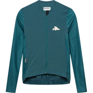 CafÉ du cycliste Дамска фланелка с дълъг ръкав за колоездене CAFÉ DU CYCLISTE Women's Andrea Cycling jersey - Dark Sea (156-3101-0113)