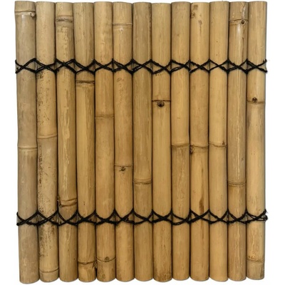 Panel z polkruhových bambusových tyčí prírodnej farby š 90 x v 100 cm