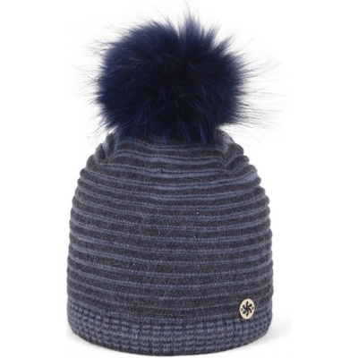 Granadilla dámská čepice Redford Fur tmavě modrá