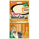 Krmivo pro kočky Churu Cat Skin&Coat Chicken Recipe 4 x 14 g