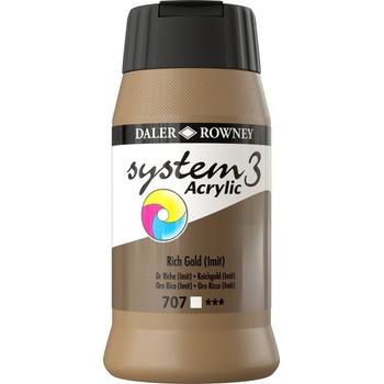 Image 1 of Daler-Rowney System3 АКРИЛНА боя Rich Gold Imitation 500 ml 1 бр (129500707)
