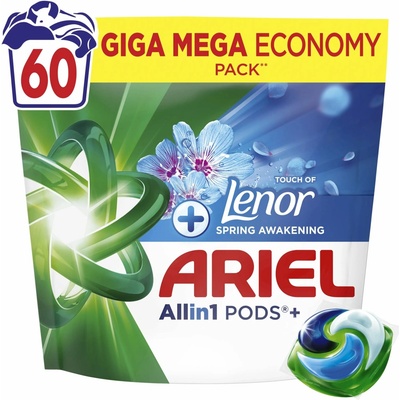 Ariel All in1 Pods +Lenor prací kapsule Spring 60 PD