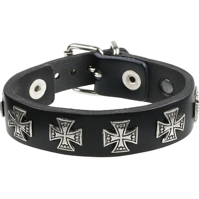 Leather & steel fashion Гривна Cross - LSF1 28