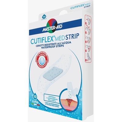 MASTER AID Cutiflex Med Super Náplaste do vody 10 ks