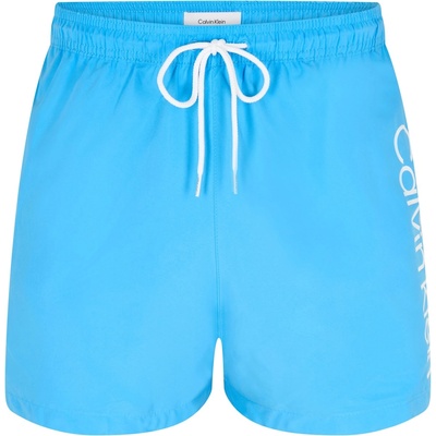 Calvin Klein Бански гащета Calvin Klein Large Logo Swim Shorts - Blue 2024