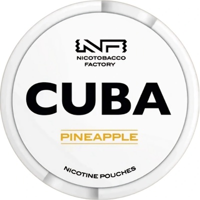CUBA WHITE Pineapple 16 mg 20 vrecúšok