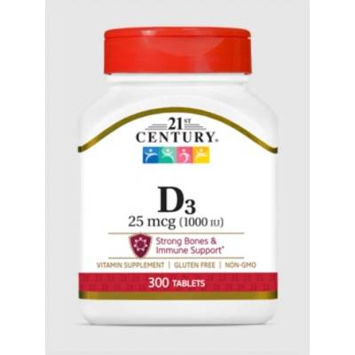 Vitamin D3 25mcg (1000IU) - Витамин D | 110 tabs (9127)