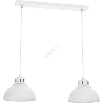 Luminex Пендел SVEN 2xE27/15W/230V бял (LU9076)