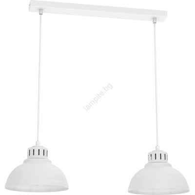 Luminex Пендел SVEN 2xE27/15W/230V бял (LU9076)