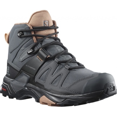 Salomon X Ultra 4 Mid GTX W černá/hnědá – Zboží Dáma