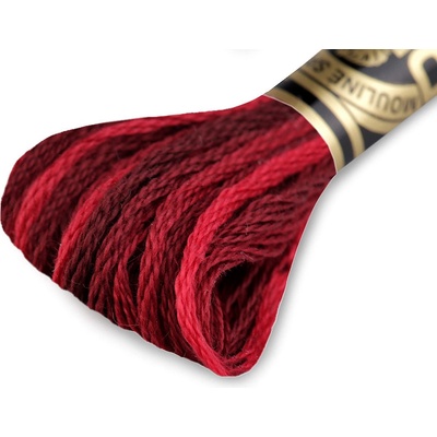 Vyšívací příze DMC Mouliné Spécial Cotton Varianta: 115 Biking Red melír, Balení: 1 ks