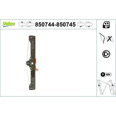 Zvedací zařízení oken VALEO 850745