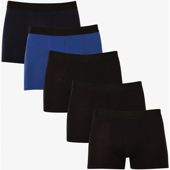 Nedeto Комплект от пет мъжки боксерки в черно и синьо Nedeto Nedeto | Cheren | МЪЖЕ | M