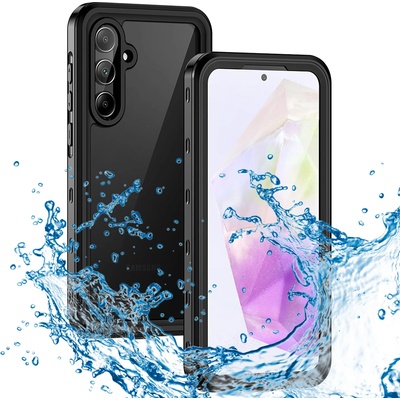 ShellBox Калъф за Samsung Galaxy A35 5G - ShellBox Waterproof IP68 Case - Черен