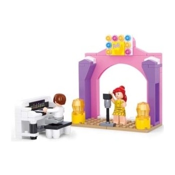 Sluban B0521 Hudební pódium s klavírem 109 ks