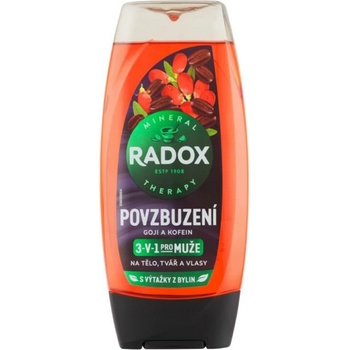 Radox Men Invigorating sprchový gél pre mužov 3v1 225 ml