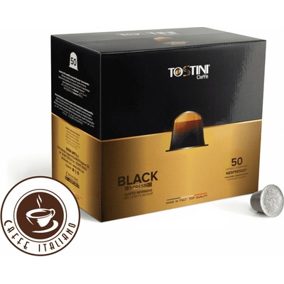 Tostini Nespresso Black 50 ks