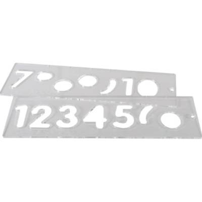Trend Frézovací sada šablon na číslice, vel.57mm, 1-10